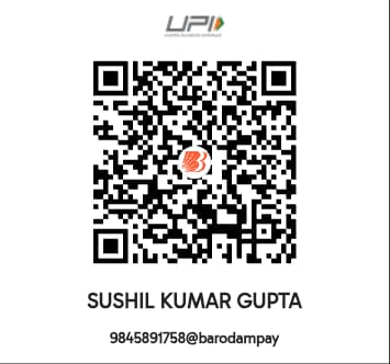 UPI QR code to contribute